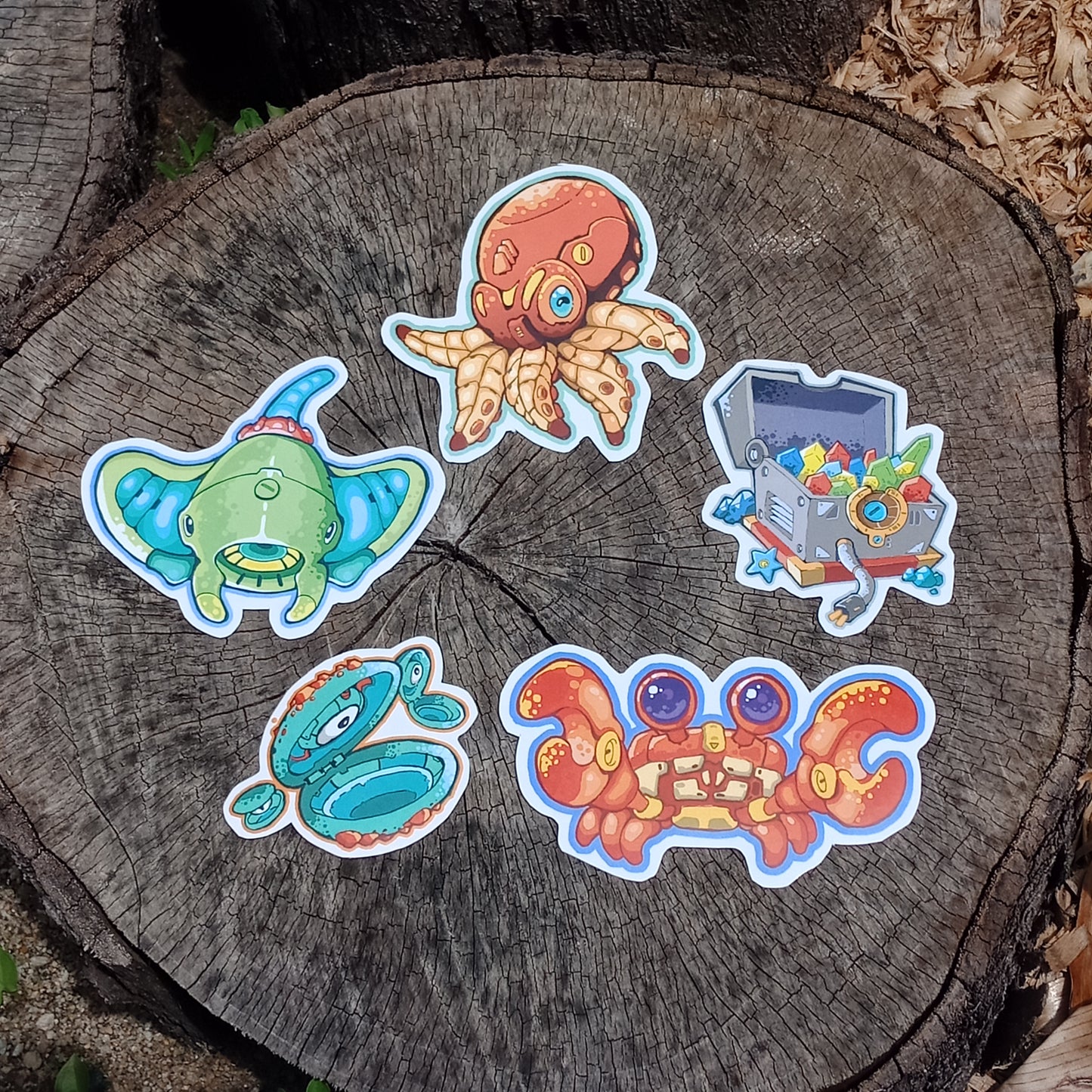 TixiT sticker pack - Robotix Pack 1