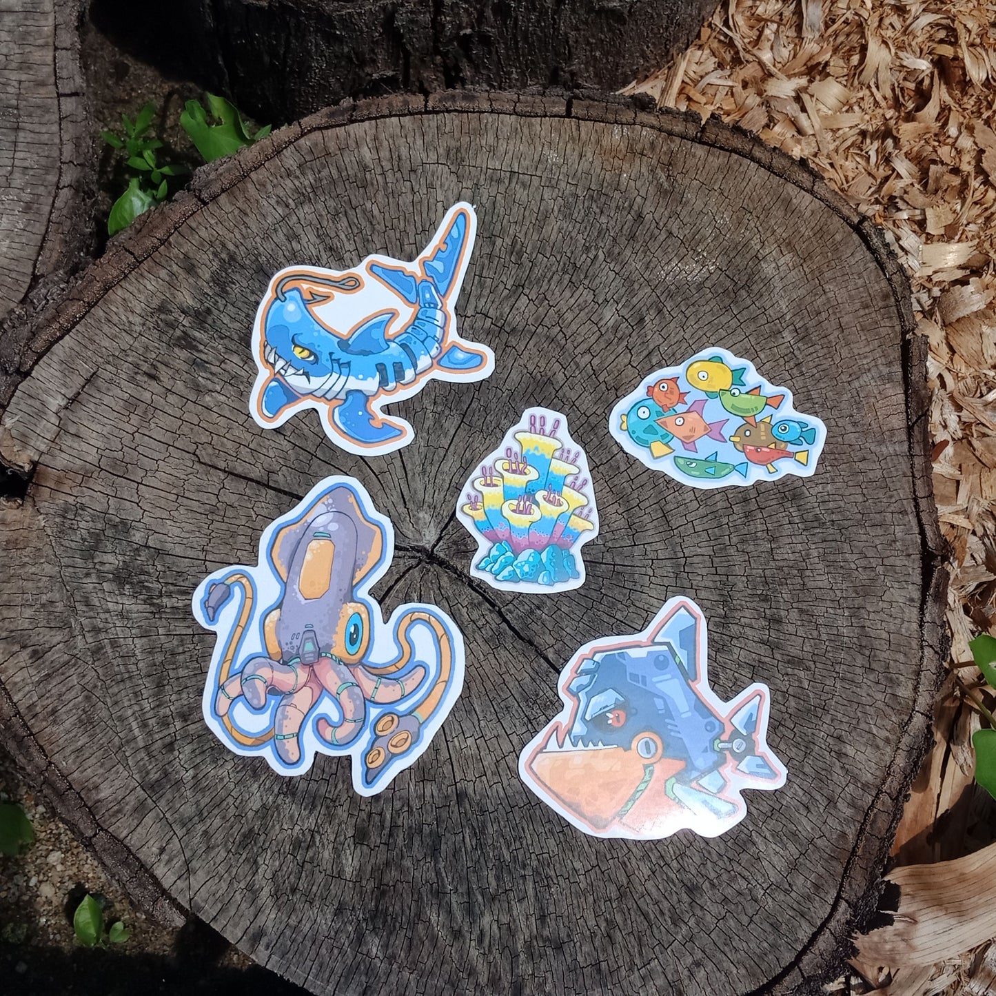 TixiT sticker pack - Robotix Pack 2