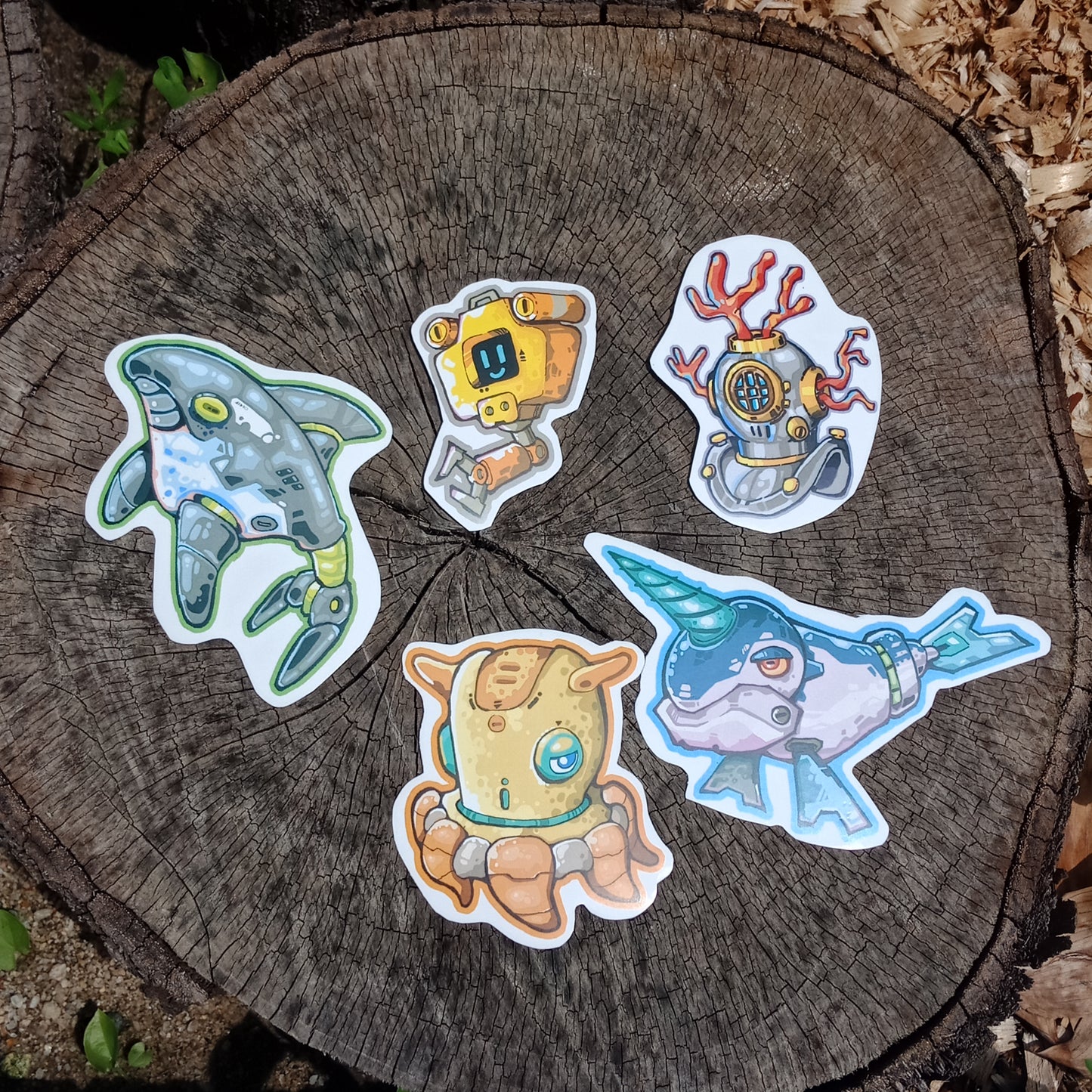 TixiT sticker pack - Robotix Pack 3