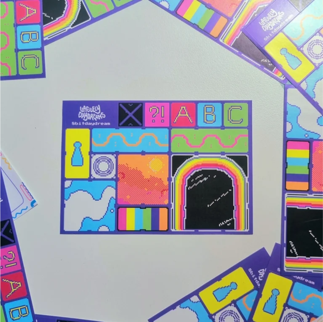 8bitdaydream - sticker sheet