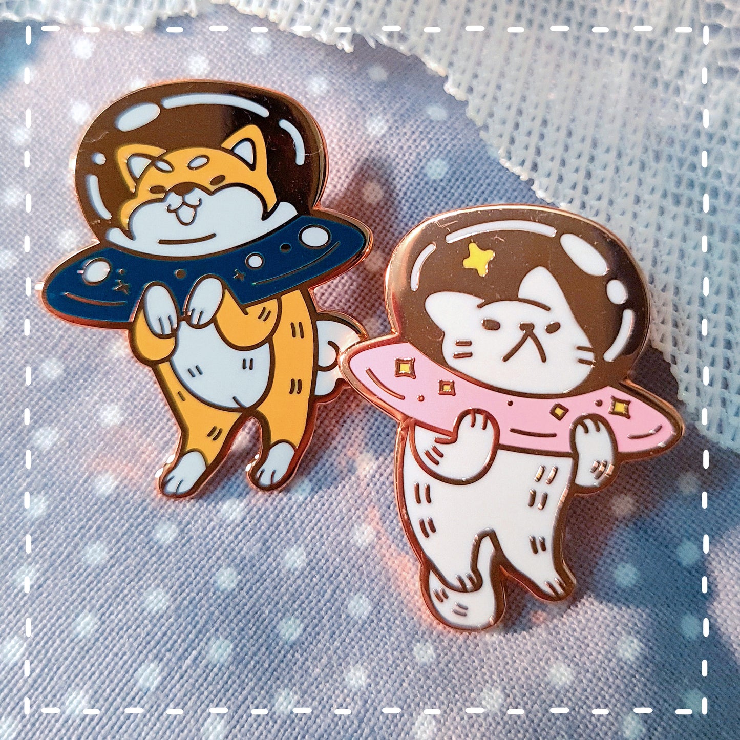 AstroDog Enamel Pin