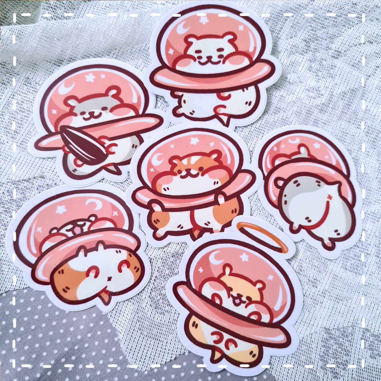 AstroHam Sticker Pack