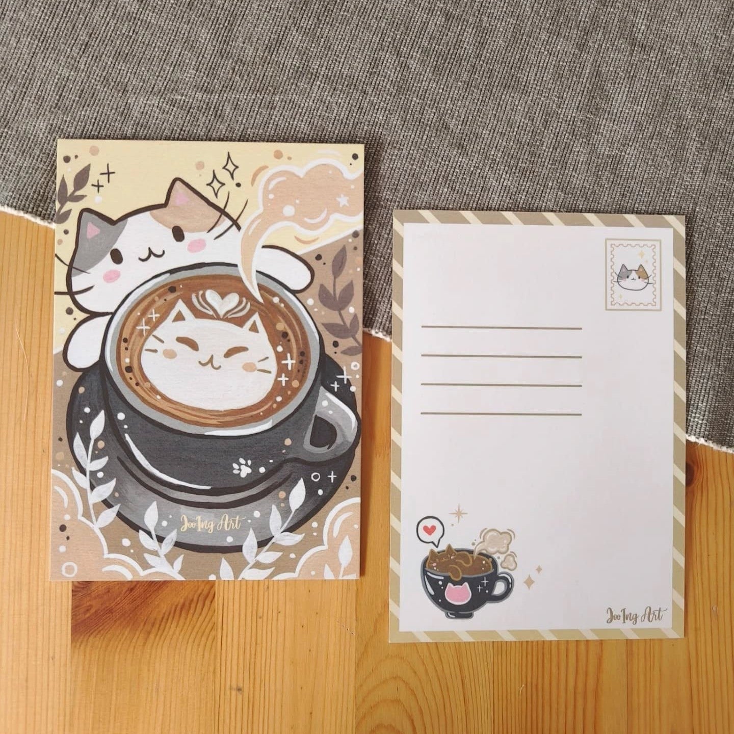 Neko Cafe - A6 Art Prints [2 designs]