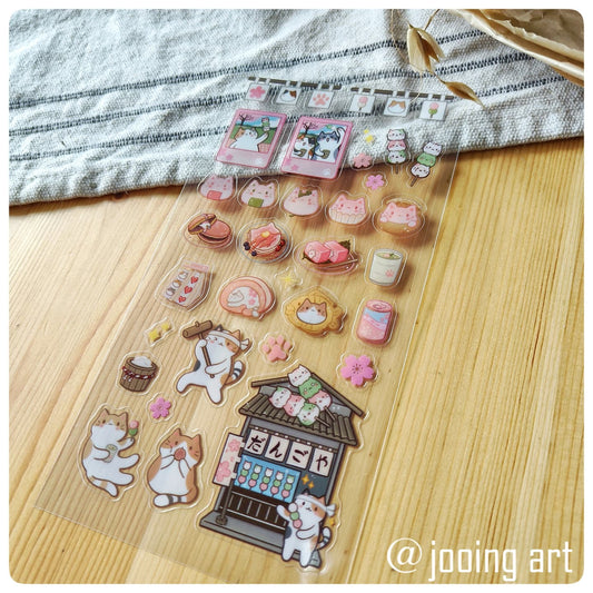 Sticker Sheet - Sakura Dessert