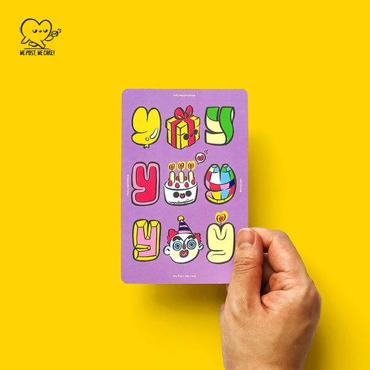 Yay Yay Yay by WePostWeCare | Postcard