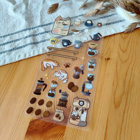 Sticker Sheet - Coffee Brewing