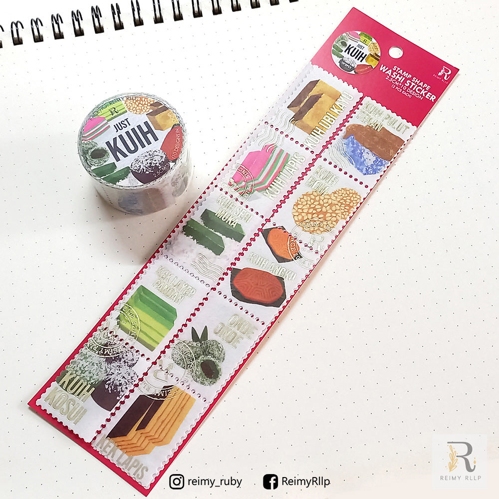 reimy RLLP - Stamp Washi - Just Kuih