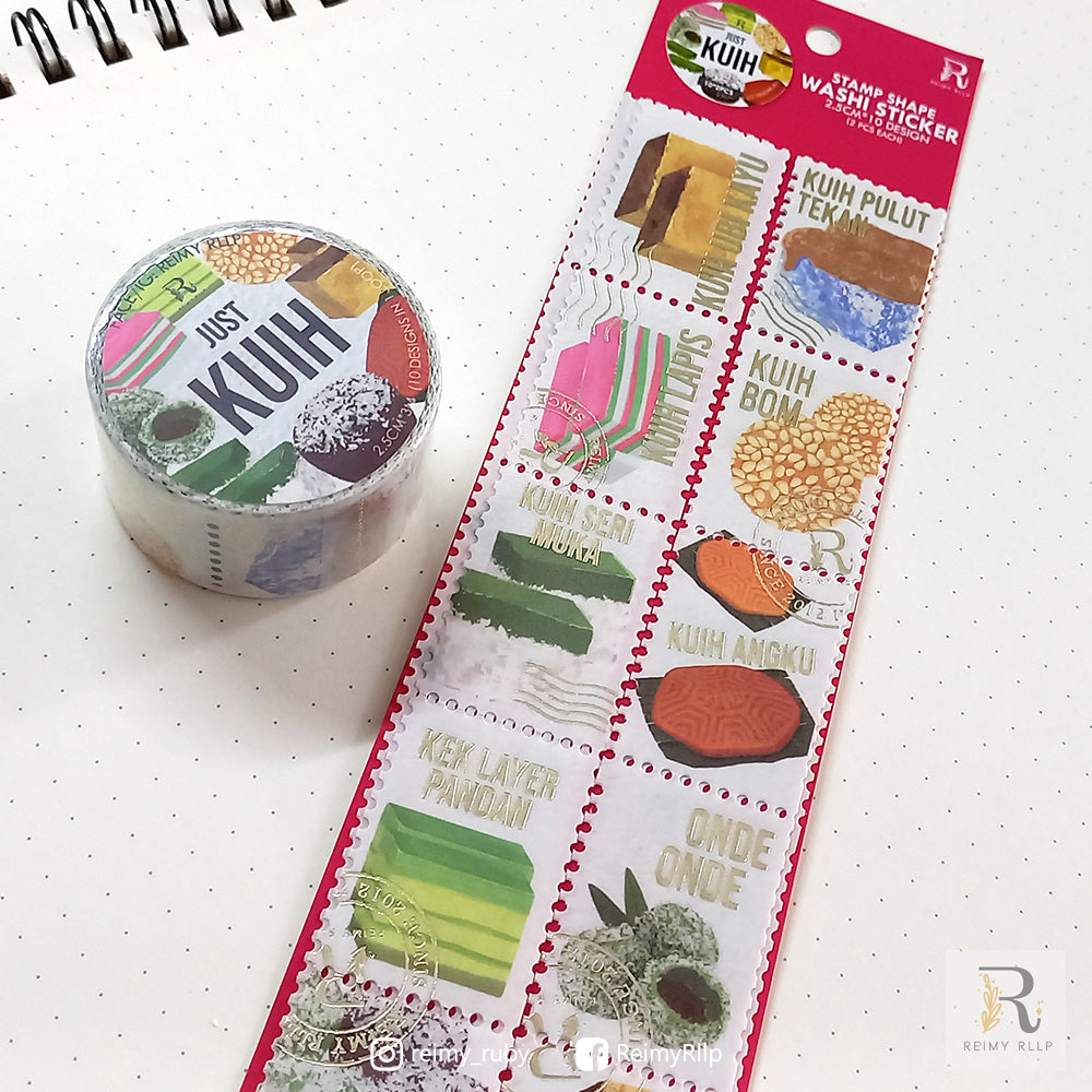 reimy RLLP - Stamp Washi - Just Kuih