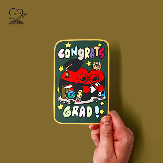 Congrats Grad! by WePostWeCare | Postcard