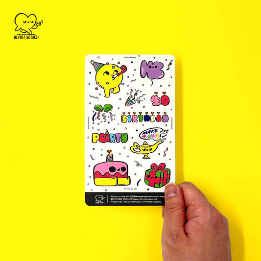 Happy Birthday by WePostWeCare | Sticker Sheet