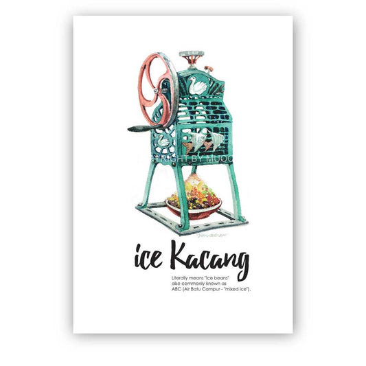 Malaysian Food Postcard - Ice Kacang