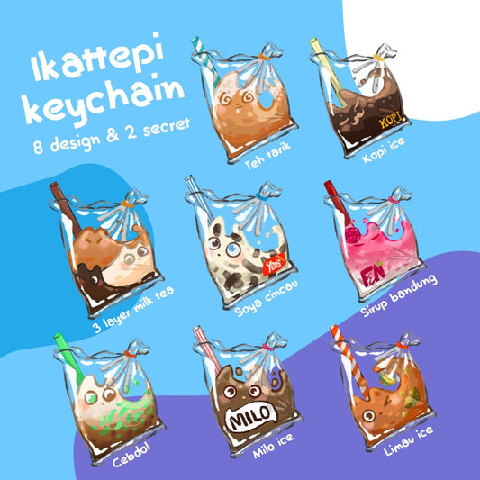 dorodotcot - Keychain blind pack - Ikat Tepi