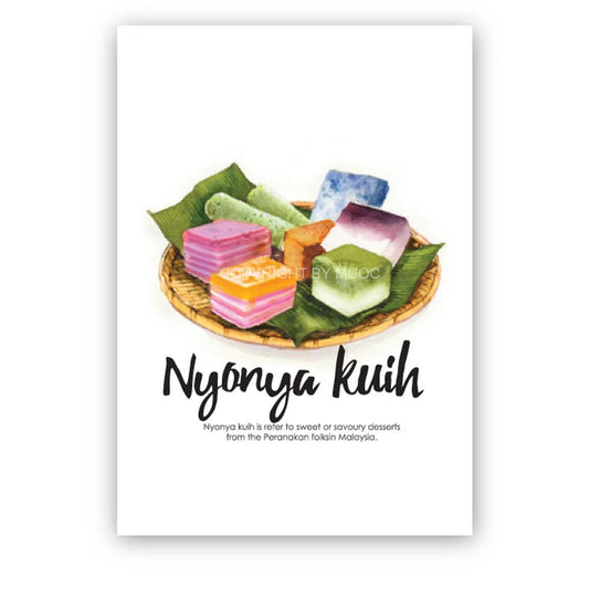 Malaysian Food Postcard - Nyonya Kuih
