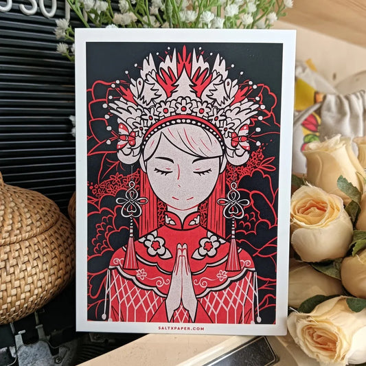 Salt x Paper Postcard - Chinese Beauty
