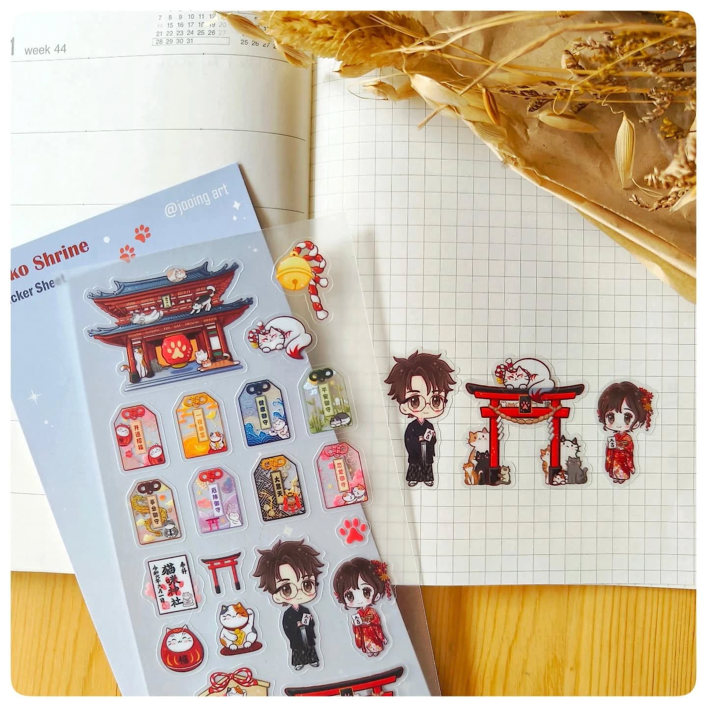 Sticker Sheet - Neko Shrine
