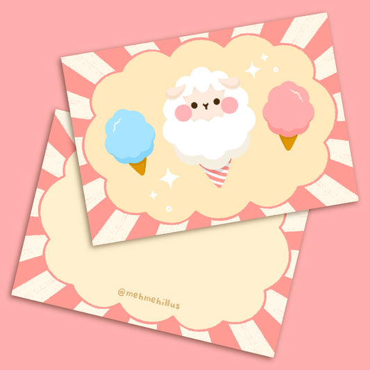 mehmeh | Postcard - Cotton Candy