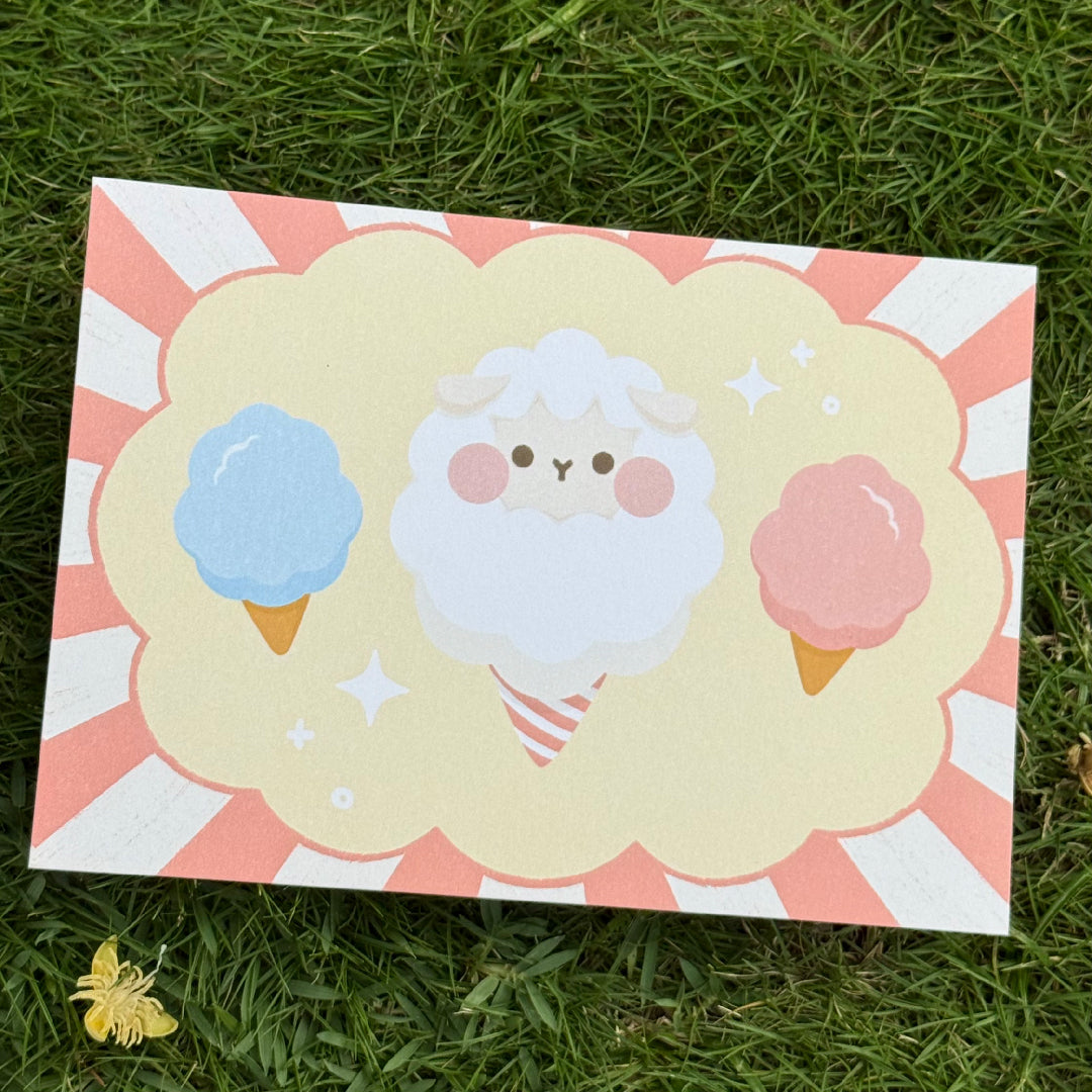mehmeh | Postcard - Cotton Candy