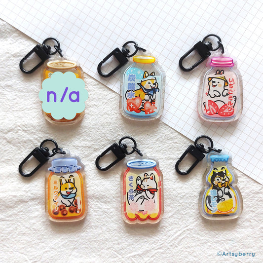 Acrylic Charm // Sparkling Water Shiba Chan