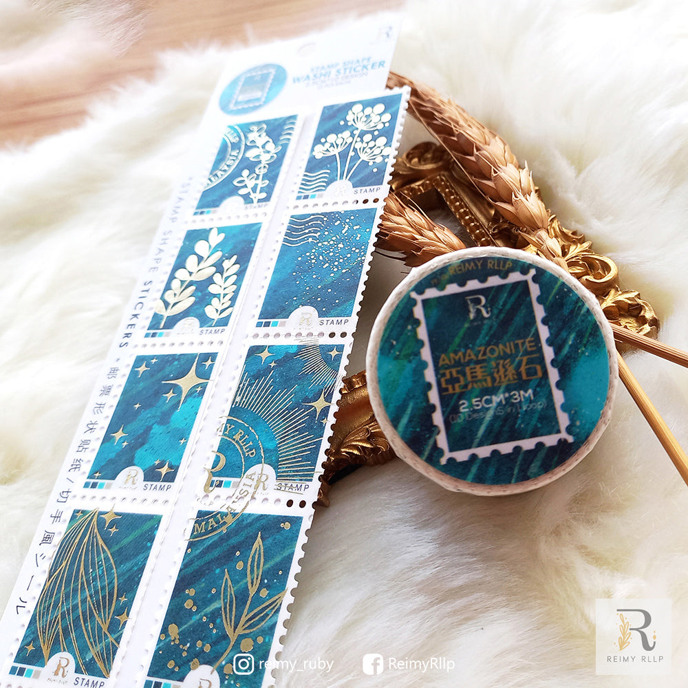 reimy RLLP - Stamp Washi - Amazonite
