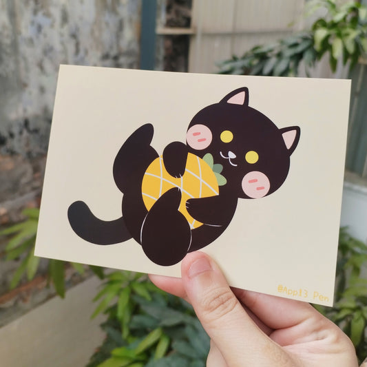 Postcard - Pineapple Meow