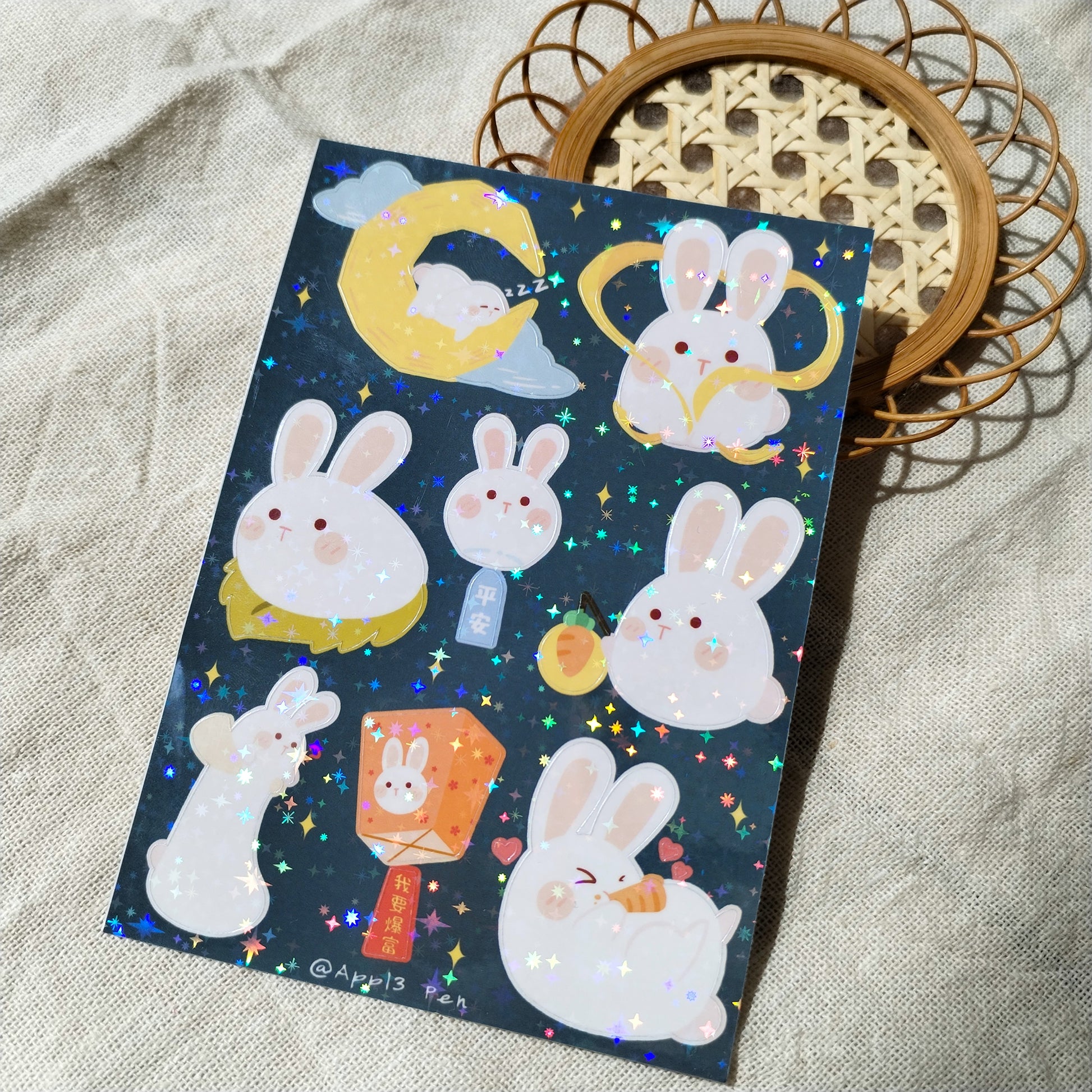 Sticker Sheet - Rabbit – chub.my