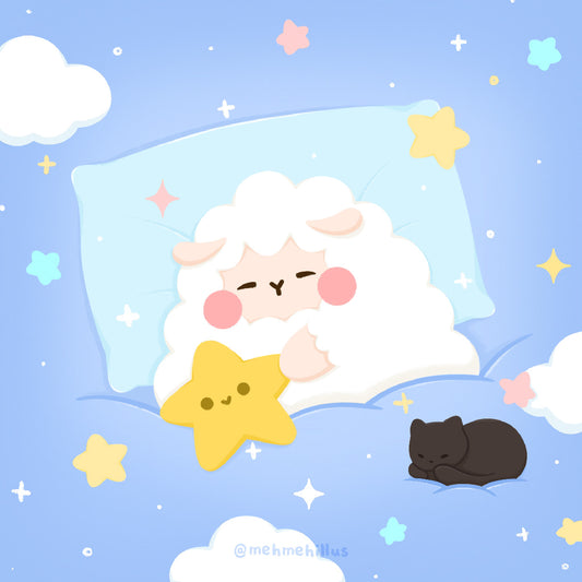 mehmeh | Square Art Print - Sweet Dream
