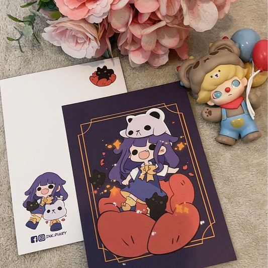INK.DIARY Postcard - BLOOMING