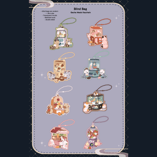 Blind Bag - Gacha Meals Keychain