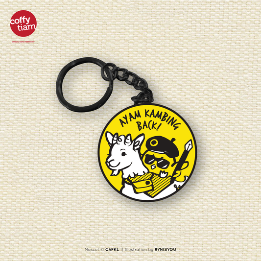 CAFKL7 - Ayam Kambing Beg Keychain