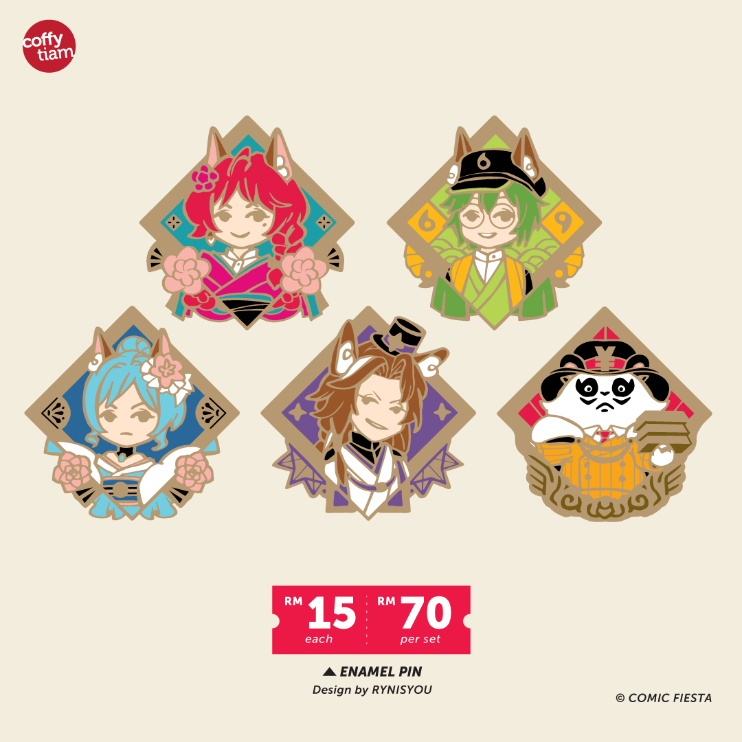 Comic Fiesta 2024 - Enamel Pin [5 Designs]