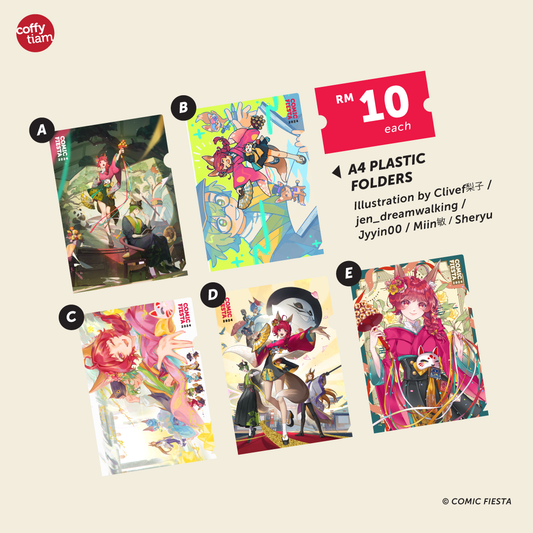 Comic Fiesta 2024 - A4 Folder [5 Designs]