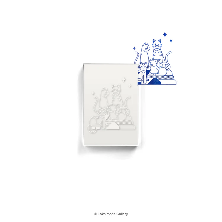 1,2,Chop! - Acrylic Stamp [6 Types]