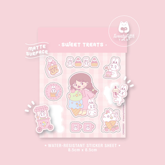 Chibi Wonderland Sticker Sheet | Sweet Treats
