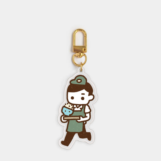 Nothingwejun | Nothing-kun Running - Cafeteria Set Acrylic Keychain