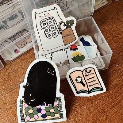 Catdoo die cut stickers - Our 1st Box (CD7400018)
