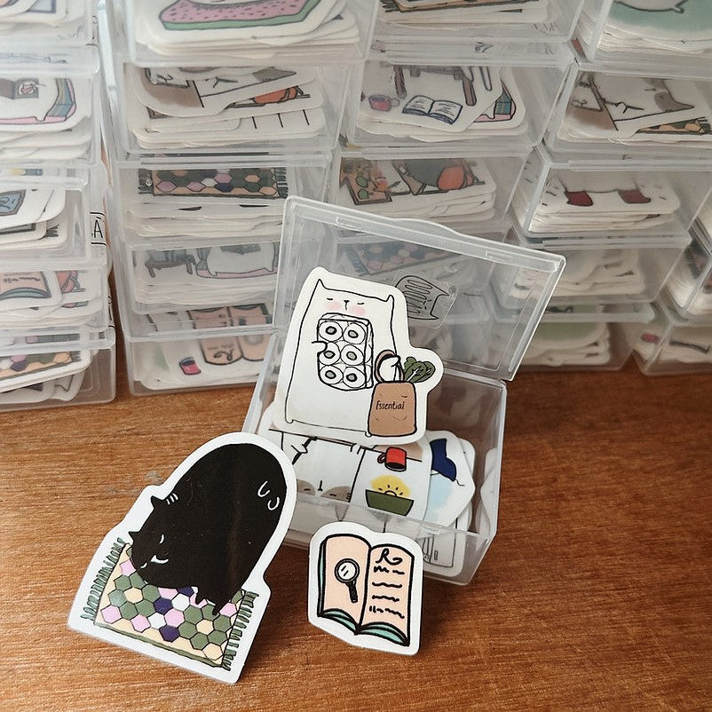 Catdoo die cut stickers - Our 1st Box (CD7400018)