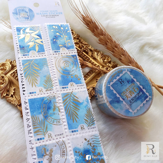 reimy RLLP - Stamp Washi - Celestite