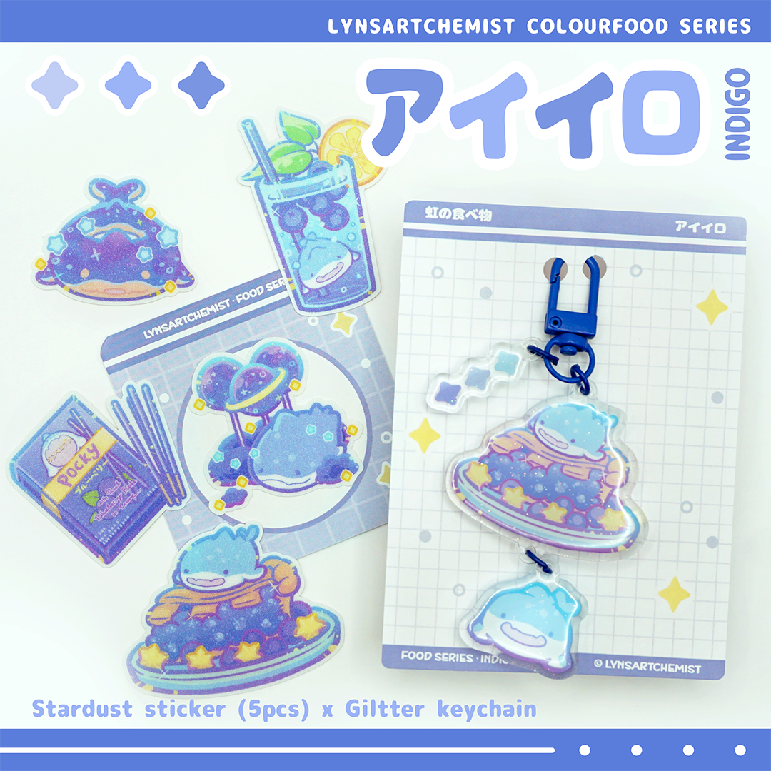 Indigo Sticker Colourfood Series (Rainbow) Sticker Pack | Indigo – chub.my