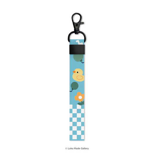 Comeow Strap 'Baby Blue Sunshine' - Short Lanyard