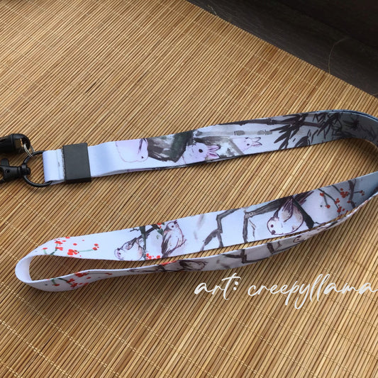 creepyllama Lanyard - Ash