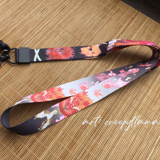 creepyllama Lanyard - Red