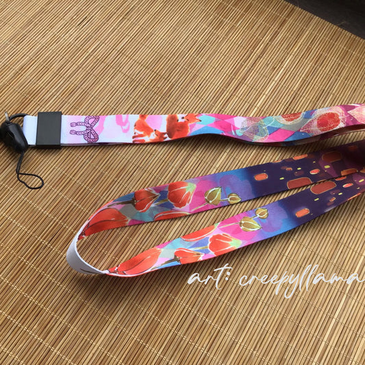 creepyllama Lanyard - Sunset