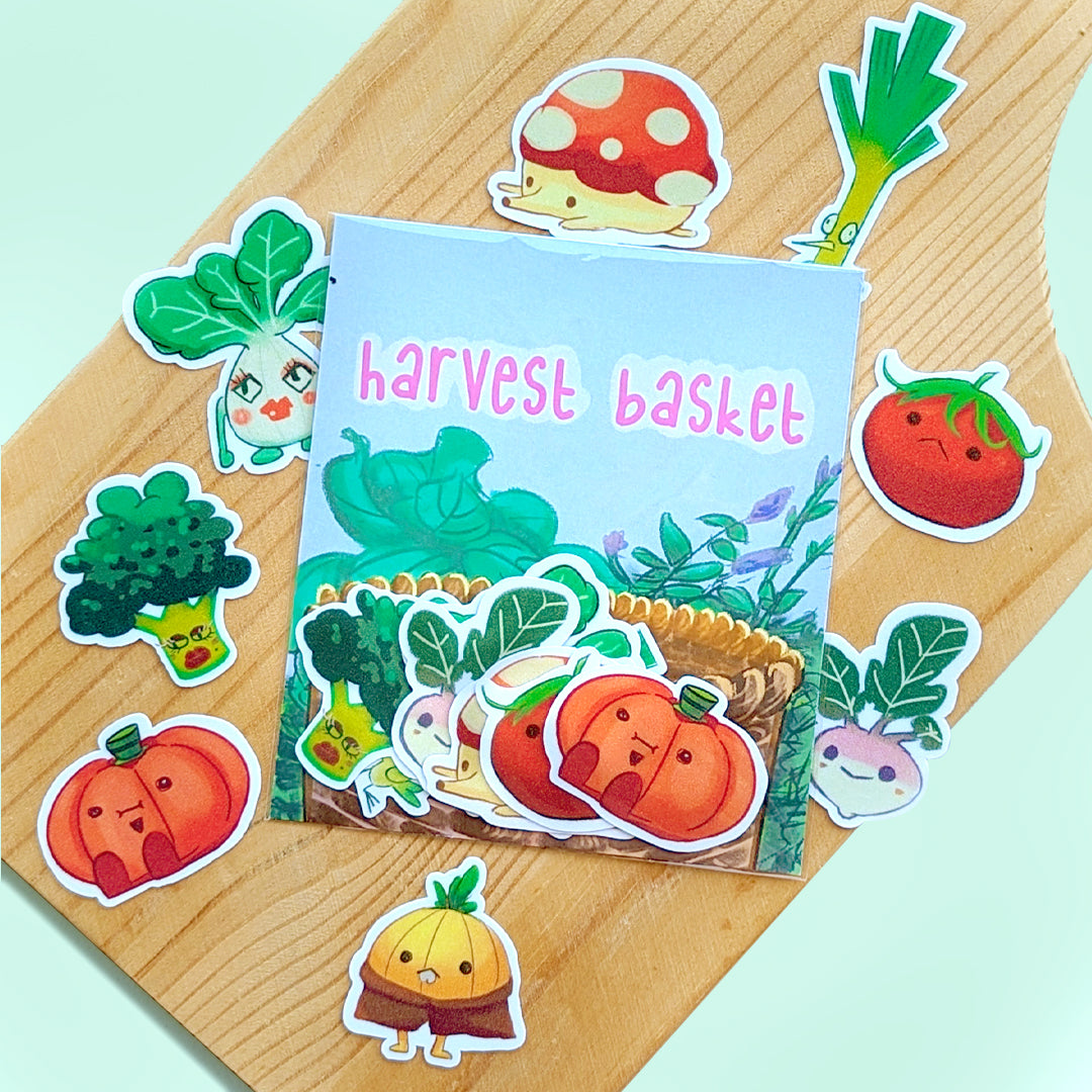 Harvest Basket Sticker Pack