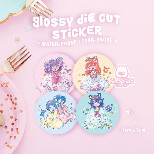Glossy Die Cut Sticker | Horoscope Taurus