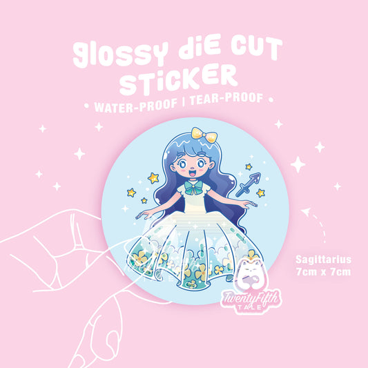 Glossy Die Cut Sticker | Horoscope Sagittarius