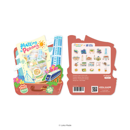 Doodle Land: Melting At Penang 1 - Deco Sticker