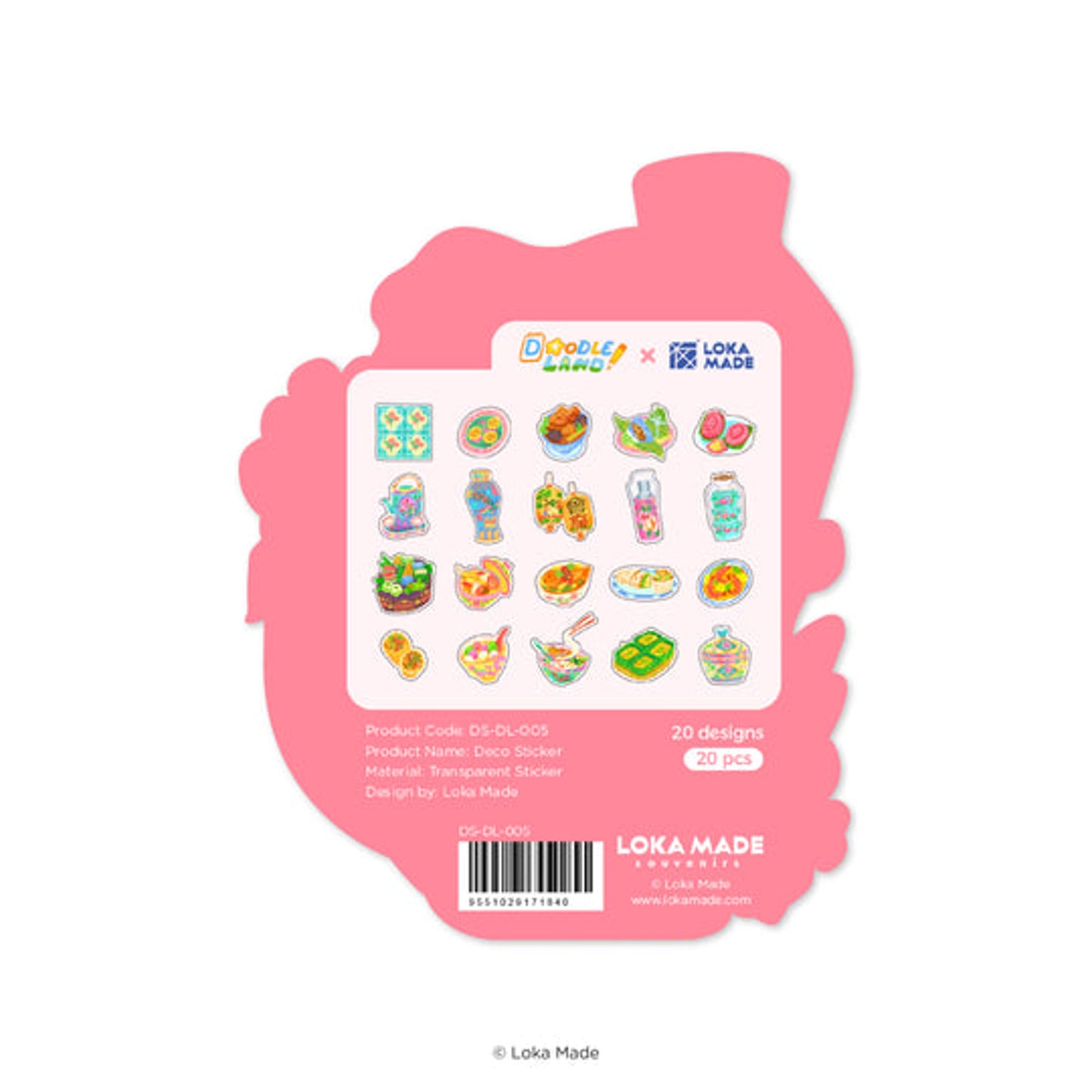 Doodle Land: Feast of Peranakan - Deco Sticker