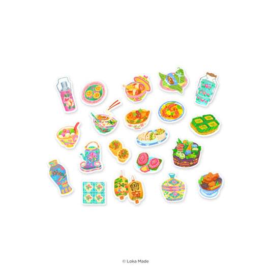 Doodle Land: Feast of Peranakan - Deco Sticker