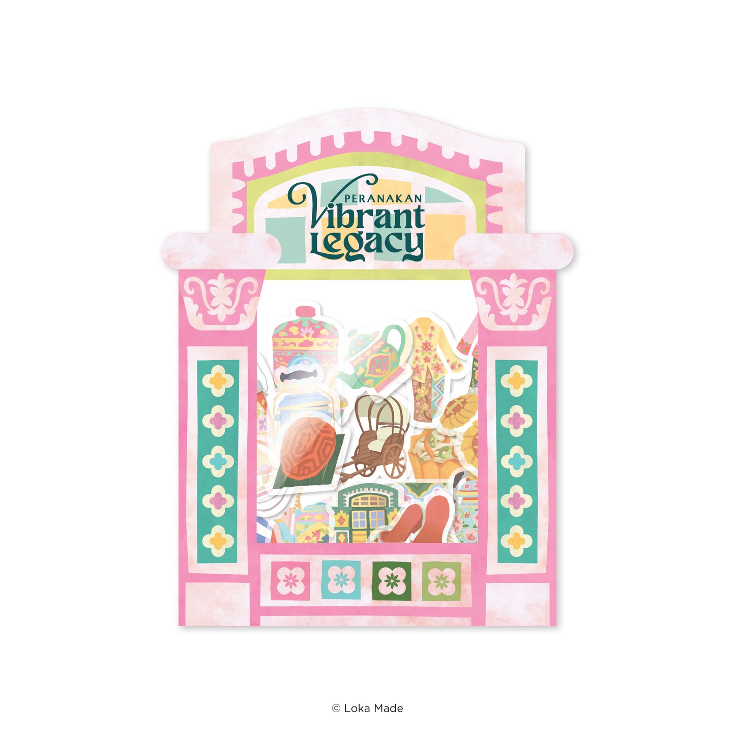Peranakan Vibrant Legacy - Deco Sticker
