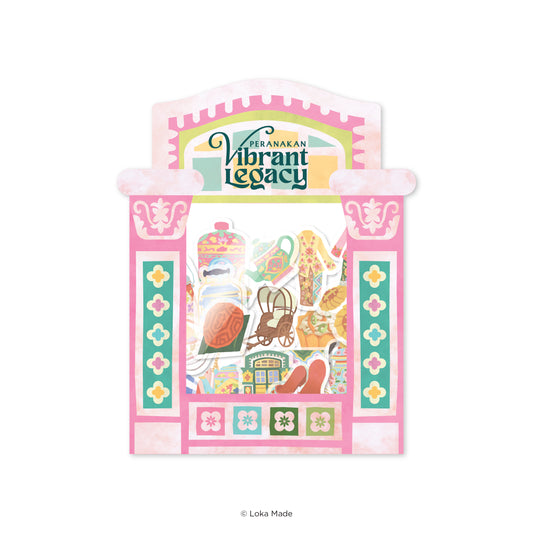 Peranakan Vibrant Legacy - Deco Sticker